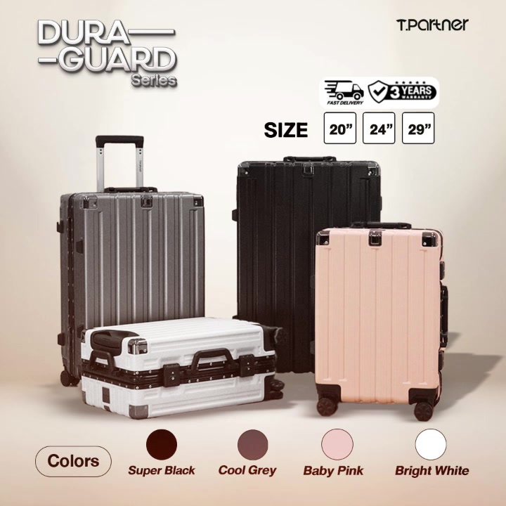 Tpartner DURA GUARD กระเป๋าเดินทางโครงอลูมิเนียม