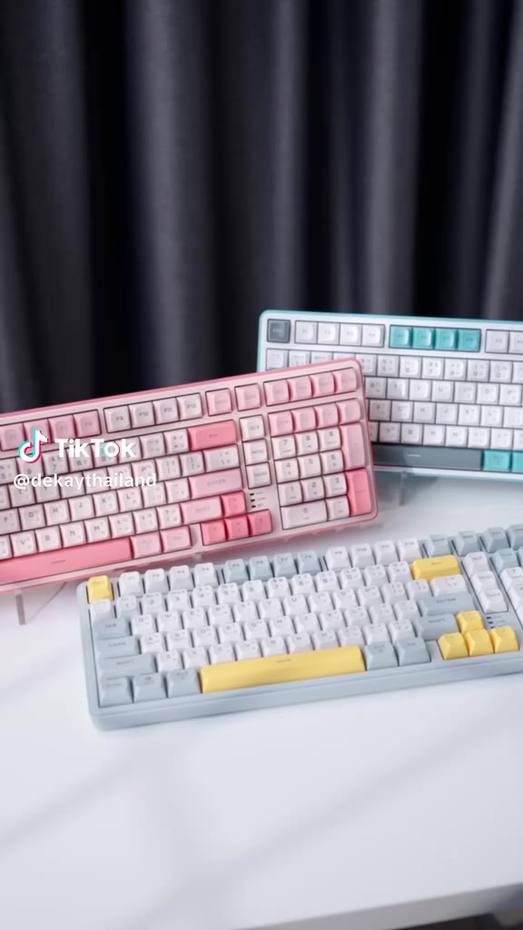 [ประกันศูนย์ไทย] DEKAY R98 Wireless Tri-Mode Rubber Dome Keyboard ...