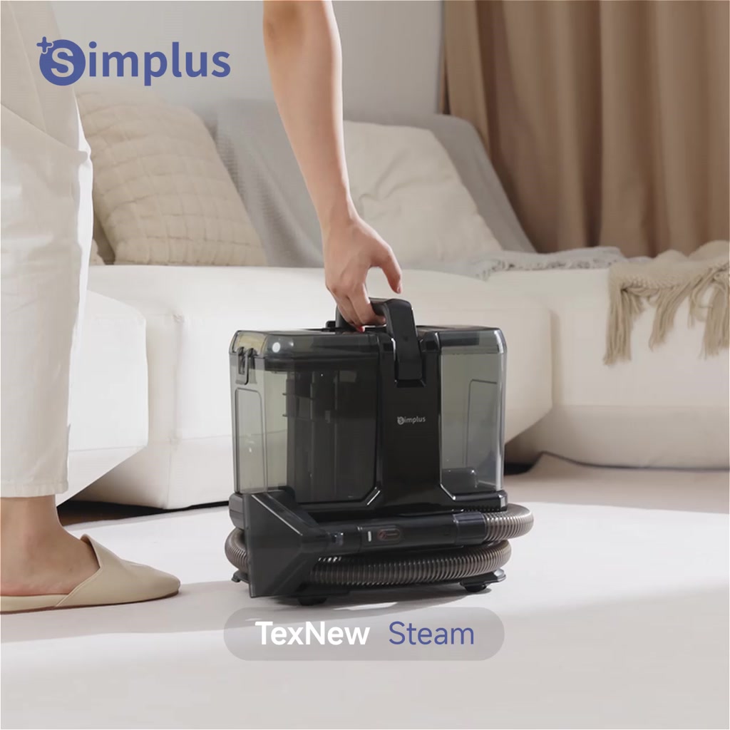 Simplus Steam Cleaner เครื่องดูดฝุ่นซักพ่น โซฟา ที่นอน พรม ไอน้ำร้อน ...