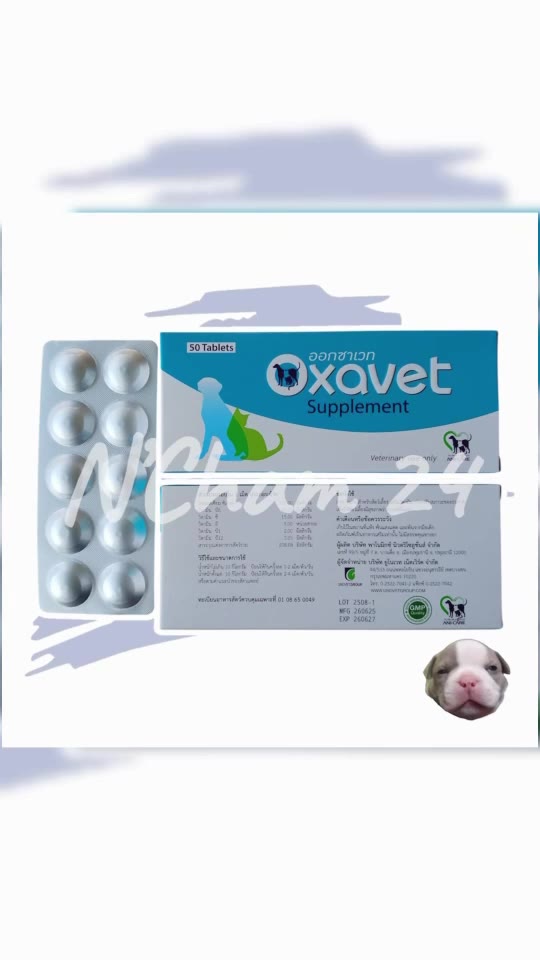 Oxavet อาหารเสริมลดการเกิด-สลายนิ่ว Oxalate, Urate ในสุนัขและแมว ...