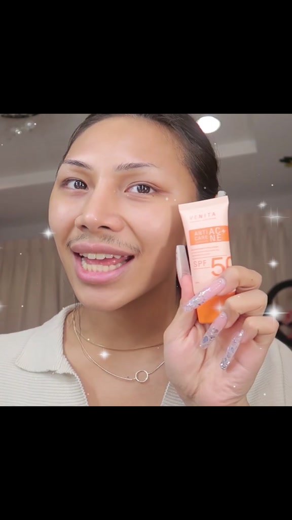 [ 2 ซอง ]VENITAครีมกันแดดเวนิต้า Venita Anti-Acne Care Sunscreen SPF50/PA+++plus เนื้อครีมเจล ซึมเร็ว