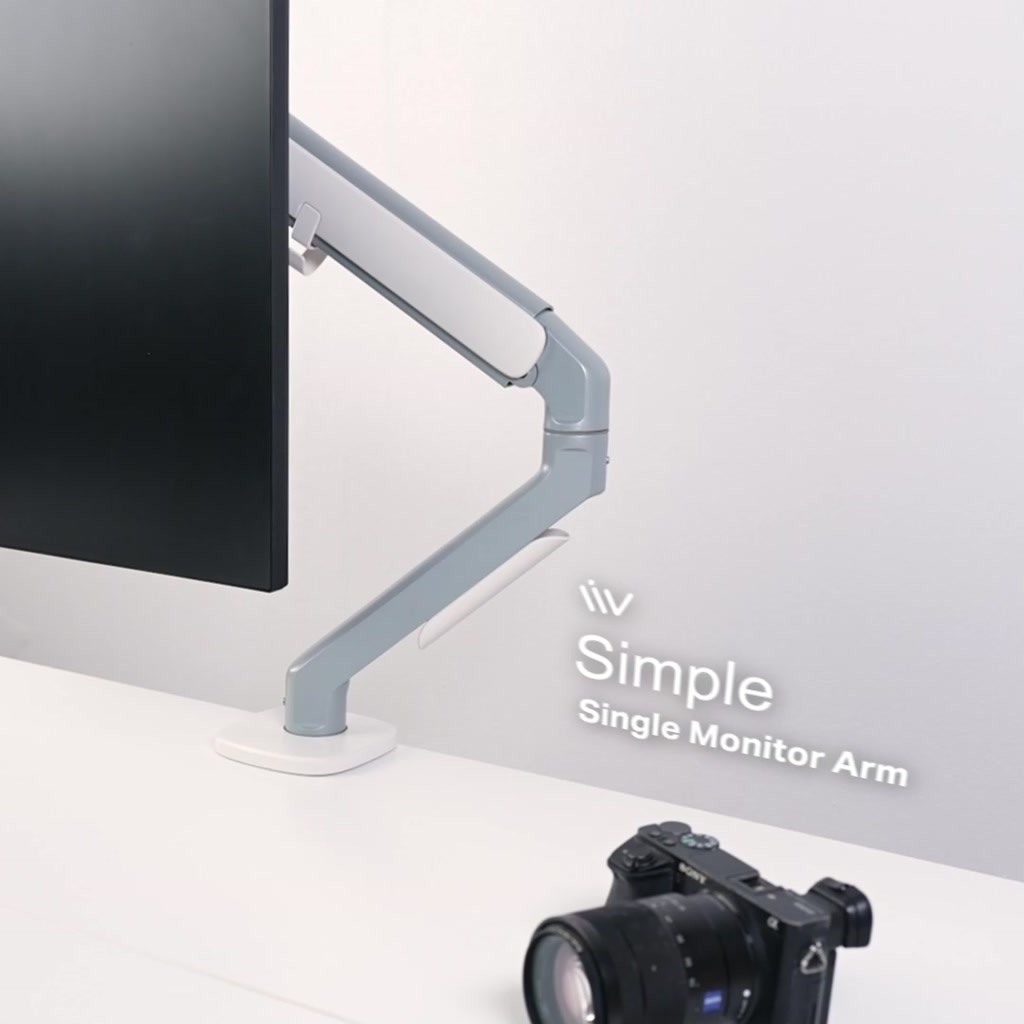 ประกัน 1 ปี LIV Simple Monitor Arm แขนเดี่ยว Modern Minimal Design ขา ...