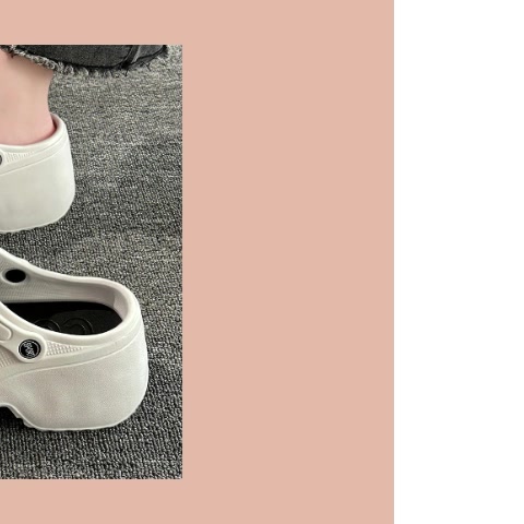 รองเท้าแตะหัวโต รุ่นพื้นหนา 6 เซนติเมตร