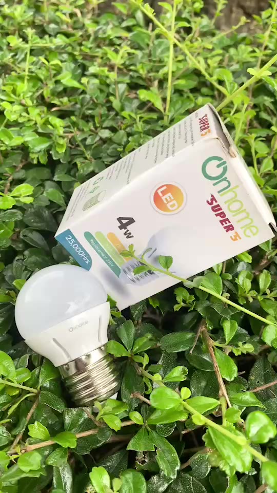 หลอดปิงปอง-หลอดไฟ-led-4w-onhome-ขั้ว-e27-หลอดประหยัดไฟ-led-mini-bulb-แบบขุ่น-หลอดไฟเกลียว