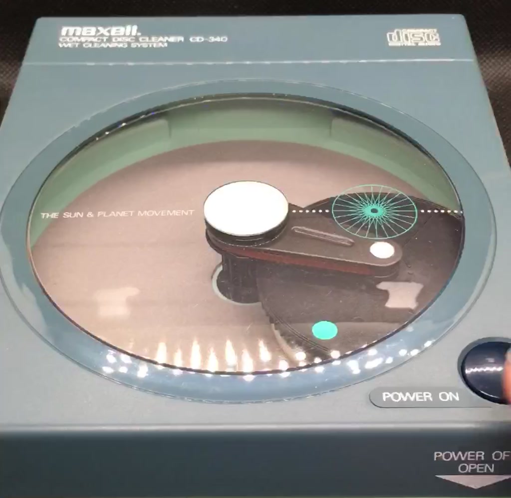 Maxell Compact Disk Cleaner CD-430 เครื่องทำความสะอาดแผ่น CD | Shopee ...