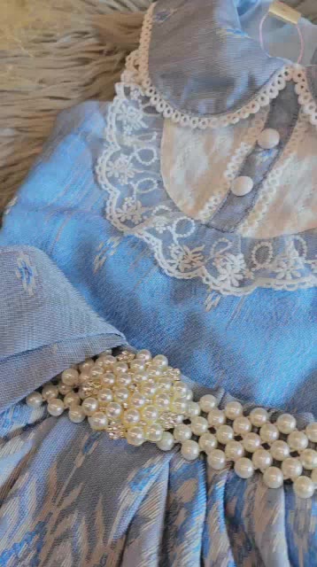 ชุดไทยเด็กพลอยพรรณ AI Jung Clothes ผ้าฝ้ายทอลาย ใส่สบาย ใส่ไปโรงเรียน ไซส์ชัด ไม่มีกล่องแบรนด์ มุมมองที่ 2