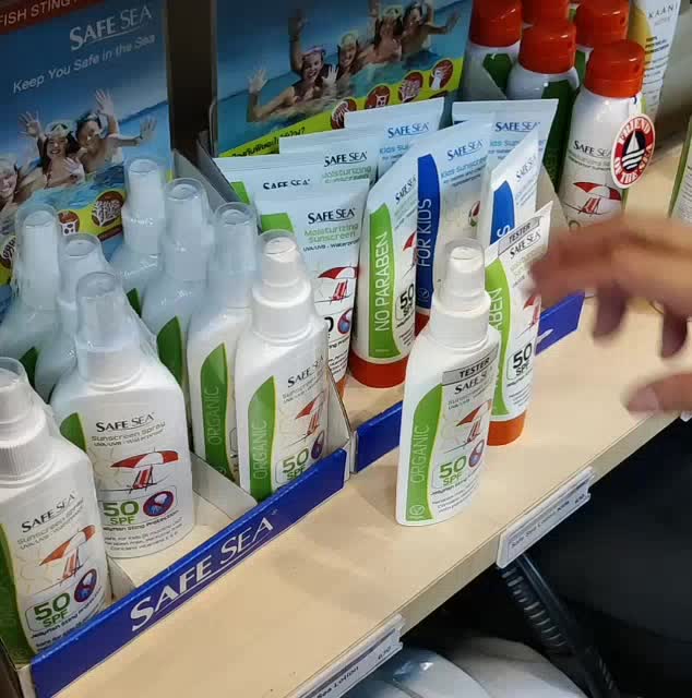 <ขายดี> Safe Sea ครีมกันแดด ป้องกันแมงกระพรุน SPF50 Milky Spray (หมดอายุ 04/28)