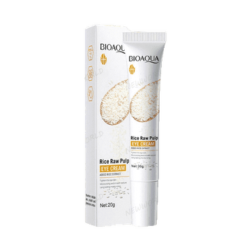 โปรโมชั่น : ครีมบำรุงผิวรอบดวงตา ลดถุงใต้ตา ลดริ้วรอยใต้ตา อายครีม Bioaqua Rice Raw Pulp Eye Cream ครีมทาใต้ตา ครีมลบตีนกา986