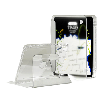 Crystal Frosted Glass Case for pad air4/5/10.9 pro11/12.9 2020/2021/2022 gen7/8/9/10.2 gen10/10.9/2022เคสอะคริลิคฝาขุ่น