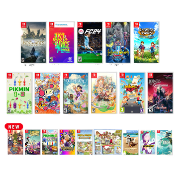 โปรโมชั่น : Pre Order  New Game เกมพรีออเดอร์ เกมออกใหม่ เกม Nintendo Switch  FC24  Pikmin4  Mario WonderBag  Mario RPG