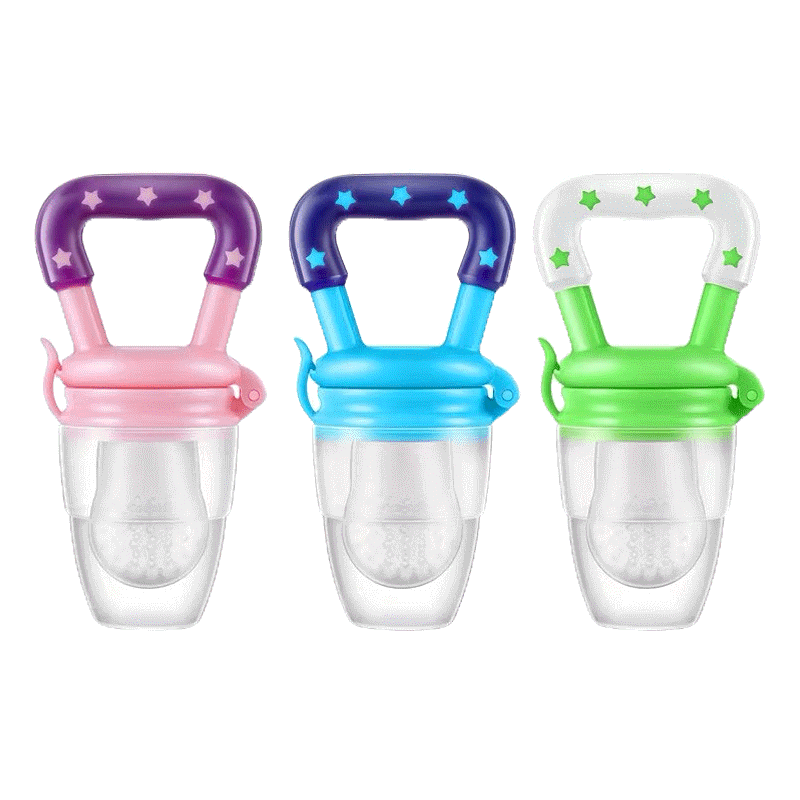 พร้อมส่ง จุกนมซิลิโคนดูดผักผลไม้ สีสันสดใส ใส่ผล้ไม้ ดูดอร่อย YYL01