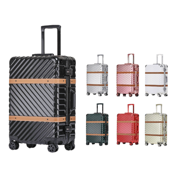 โปรโมชั่น : กรอกที่ช่องโค้ด SHOPEE  BLG130SEP ลดทันที 130.- ขั้นต่ำ 1000.- กระเป๋าเดินทาง รุ่น WESTERN อลูมิเนียมเฟรมดีไซน์หนังคาด