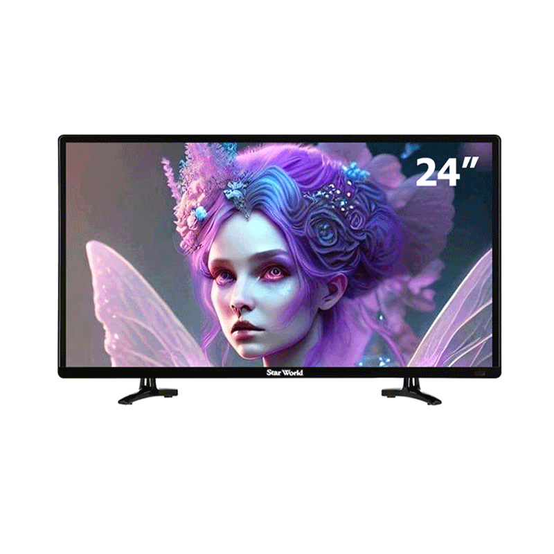[คูปองลด 200 บ.] StarWorld LED Analog TV 24 นิ้ว อนาล็อกทีวี ทีวี24นิ้ว ทีวีจอแบน ฟรีสาย HDMI มูลค่า 199 บ.