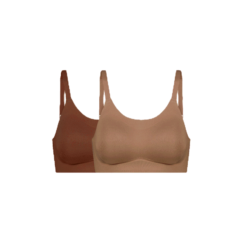UP&UNDER : Set 2 ชิ้น เสื้อในไม่มีโครง ปรับสายได้ Adjust Contour Smooth Bralette เก็บเนื้อด้านข้าง เก็บทรงสวย ใส่สบาย