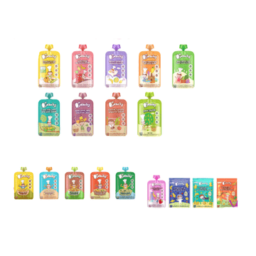 โปรโมชั่น : พร้อมส่งล็อตใหม่❤️ทุก7ฟรีช้อน Peachy Baby พีชชี่ ผลไม้ปั่น 100% สำหรับเด็ก 6เดือนขึ้นไป