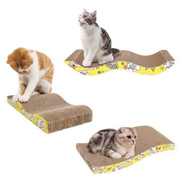 โปรโมชั่น : Petchoสุ่มทรง ที่ข่วนเล็บแมว ลับเล็บแมว ทรงโซฟา ของเล่นแมว กระดาษลับเล็บ😻