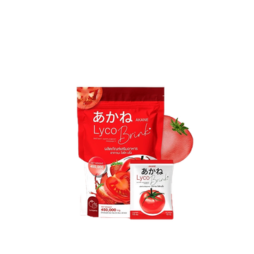 โปรโมชั่น : แพ็คเกจใหม่{โปร1แถม1}🩷Akane lyco Brink อากาเนะ ไลโคบริ้งของแท้100%✅30ซองผงชงกลูต้ามะเขือเทศรสสตอเบอรี่ตัวดังTiktok
