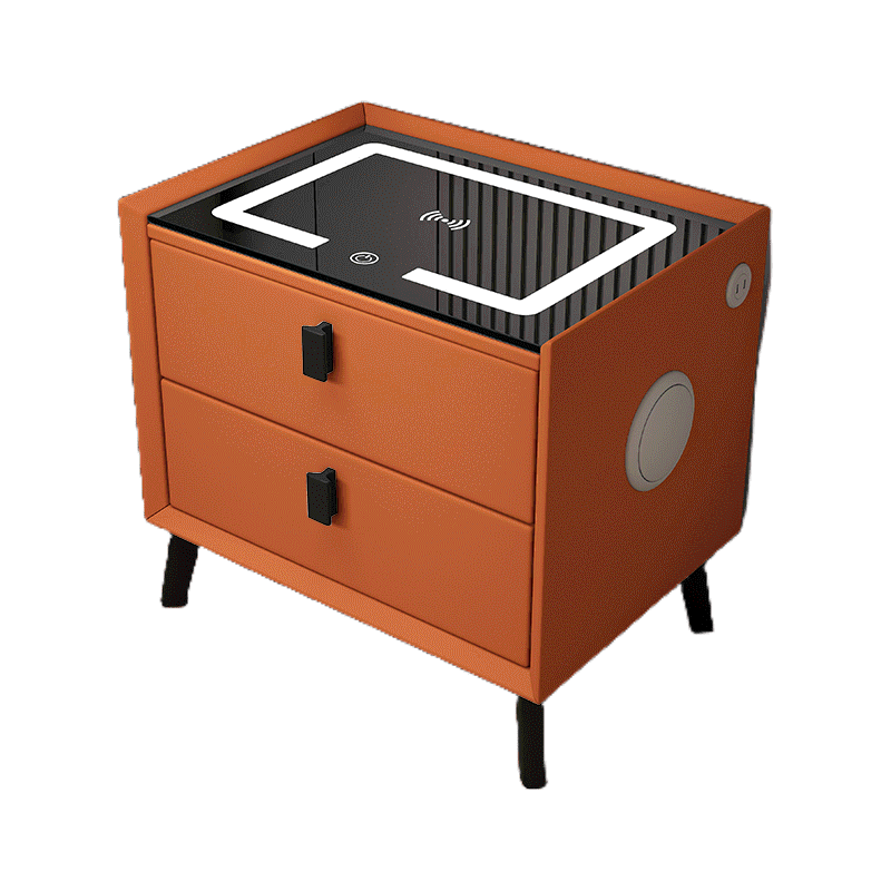 โปรโมชั่น : โต๊ะข้างเตียง ตู้ลิ้นชักข้างเตียงอัจฉริยะ พร้อมไฟ LED ลำโพงบลูทูธ ชาร์จแบตไร้สาย มีช่อบเสียบUSB รุ่น F-2148