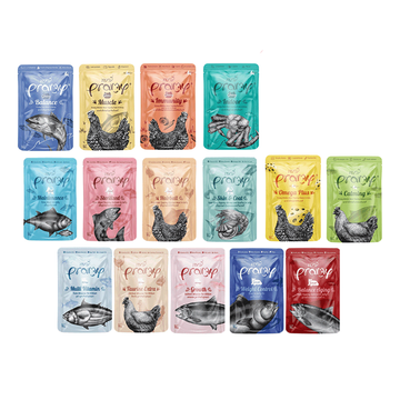 โปรโมชั่น : ยกโหล Pramy พรามี่ อาหารเปียกแมว สุขภาพดี ขนาด 70 กรัม โหล 12 ซอง