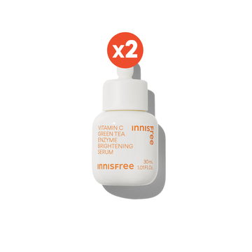 โปรโมชั่น : innisfree vitamin C green tea enzyme Brightening Serum 30ml set แพ็คคู่