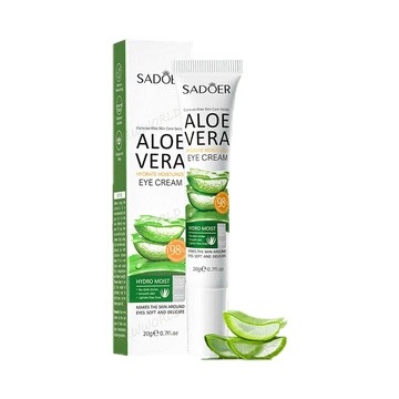 โปรโมชั่น : ครีมบำรุงผิวรอบดวงตา ลดถุงใต้ตา ลดริ้วรอยใต้ตา อายครีม ครีมทาใต้ตา ลดถุงใต้ตา SADOER ALOE VERA Eye Cream 879