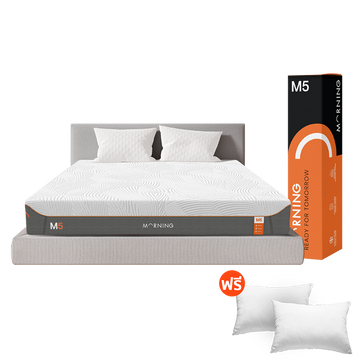 Morning Sleep ที่นอนเมมโมรี่โฟมทริปเปิ้ลคูล ผสานไมโครสปริง รองรับสรีระดีเยี่ยม บายอากาศได้ดี กระจายความเย็น x3 รุ่น M5