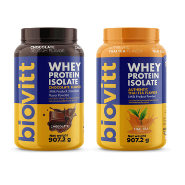 โปรโมชั่น : ใส่โค้ด  PERFECTX1 ลดเพิ่ม 50ส่งไว 1 วันถึง biovitt Whey Protein Isolate เวย์โปรตีน ลีนไขมัน เพิ่มกล้าม น้ำตาล 0%