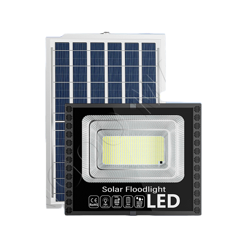 Hengoo ไฟโซล่าเซลล์ ซื้อ 1 แถม 1 10000W ไฟถนน โซล่าเซลล์ 8000w solar cell กันน้ำ กันฟ้าผ่า แสงสีขาว พร้อมรีโมท สายไฟ 15ม