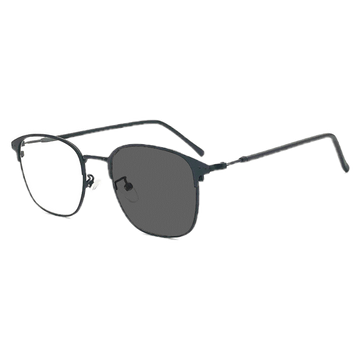 LUSEEN แว่นตา 2 in 1 โฟโตโครมิก แฟชั่น ป้องกันรังสี กรอบแว่นตาผู้ชาย ป้องกันแสงสีฟ้า เหมาะสำหรับผู้หญิง AG2206