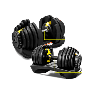 โปรโมชั่น : POWER REFORM ดัมเบลปรับน้ำหนัก รุ่น DX-100  DX-200 Adjustable Dumbbell น้ำหนักสูงสุด 41 กก. พร้อม ชั้นวางดัมเบล ที่ยกน้ำหนัก