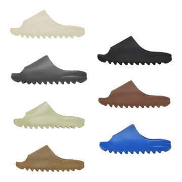 adidas Yeezy Slide รองเท้าแตะ Yeezy ของแท้ สี Bone , Glow Green , Onyx , Resin , Flax , Ochre , Azure , Salt , Dark Onyx