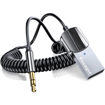 โปรโมชั่น : Essager อะแดปเตอร์รับสัญญาณเสียงบลูทูธ 5.0 Aux Usb To 3.5 มม. แจ็คไมโครโฟน สําหรับเครื่องรับสัญญาณบลูทูธรถยนต์