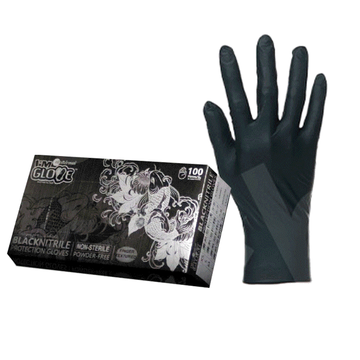 โปรโมชั่น Flash Sale : ถุงมือยางไนไตรสีดำ กล่องสีดำ 100 ชิ้น ศรีตรัง ซาโตรี่ ถุงมือไนไตร