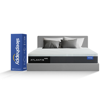 SleepHappy - Atlantis MAX ที่นอนยางพาราแท้ 100% หุ้ม Dynamic Cooling MAX Fabric เสริมด้วย Pocket Spring 7 Zone