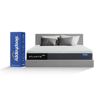โปรโมชั่น : SleepHappy - Atlantis MAX ที่นอนยางพาราแท้ 100% หมดกังวลเรื่องนอนแล้วร้อน ด้วยผ้าหุ้ม Dynamic Cooling MAX Fabric ที่ช่วยให้ความเย็นตั้งแต่สัมผัสแรก เสริมด้วย Pocket Spring 7 Zone ที่รองรับสรีระตามส่วนโค้งเว้าของร่างกายได้ถึง 7 โซน ช่วยลดปวดหลัง