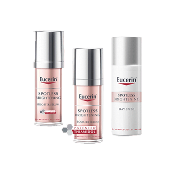 [SAVE 38%] Eucerin SPOTLESS BRIGHTENING BOOSTER SERUM 30 ML x2 FREE SPOTLESS BRIGHTENING DAY FLUID 50 ML