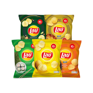 [แพ็ค 6] Lays เลย์ คลาสสิค มันฝรั่งแท้ ขนาด 10 บาท (เลือกรสได้)