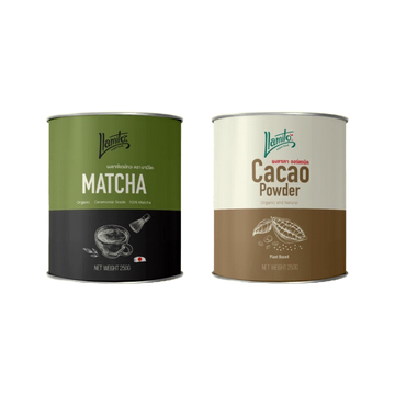 เช็ตยอดนิยม มัทฉะ+ผงคาเคา (Set: Matcha+Cacao powder)