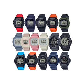 [30WOW66 ลดเพิ่ม 200]CASIO STANDART รุ่น W-218H ของแท้ รับประกันศูนย์ 1 ปี W-218H-1 AE-1500Wh-1 Ae-1500wh-5 w-219h-1 w