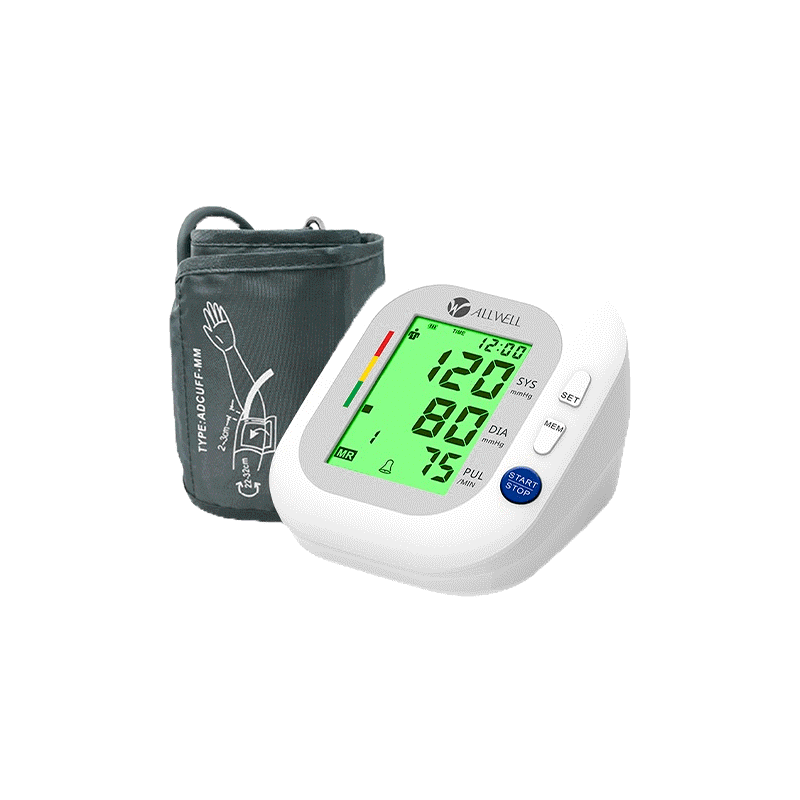 ALLWELL เครื่องวัดความดัน พูดไทย รับประกัน 5 ปี หน้าจอเปลี่ยนสีได้ BSX593 Blood Pressure Monitor