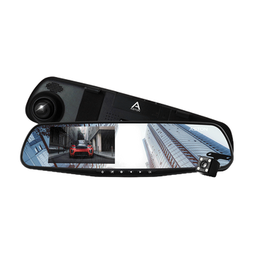 [กรอกโค้ด 15MALL425] ASTON Super 9 กล้องติดรถยนต์ 2 กล้องหน้าหลัง จอด้านซ้าย เลนส์กล้องขวา กระจกตัดแสง