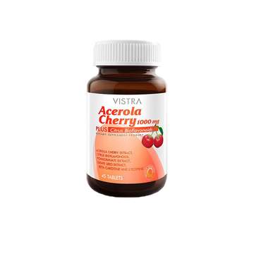 VISTRA Acerola Cherry 1000 mg. (45 Tablets) 65.25g