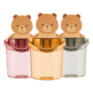 โปรโมชั่น : home6688 ปลีกส่ง ที่วางแปรงสีฟัน แก้วใส่แปรงสีฟันหมี ที่ใส่แปรงสีฟัน ที่เก็บสีฟัน ลายหมีน้อยน่ารัก ทนทาน🧸