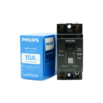 โปรโมชั่น : PHILIPS เซฟตี้เบรกเกอร์ 10A 15A 20A 30A 40A คุณภาพดี แข็งแรง ทนทาน ใช้งานง่าย