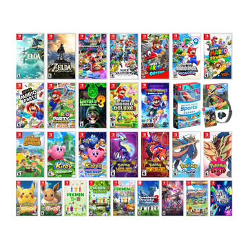 [E-Receipt] (Top Rank Set A) Tinzshop 30 Top Rank Set A : เกมขายดีชุด A Mario Pokemon Kirby Animal Crossing เลือกเกม>