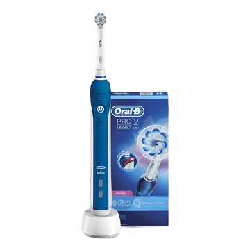 [ใหม่!] Oral-B ออรัลบี แปรงสีฟันไฟฟ้า โปร 2 2000 Electric Power Toothbrush Pro2 2000 แปรงสีฟันพกพา