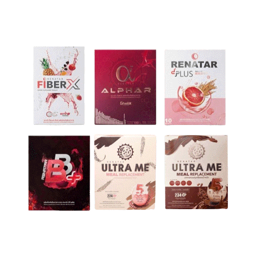 โปรโมชั่น : Renatar เรนาต้า 5 สูตร อาหารเสริม BB Plus Boost Burn  Fiber X Collagen Aura Plus Ultra Me Alphar