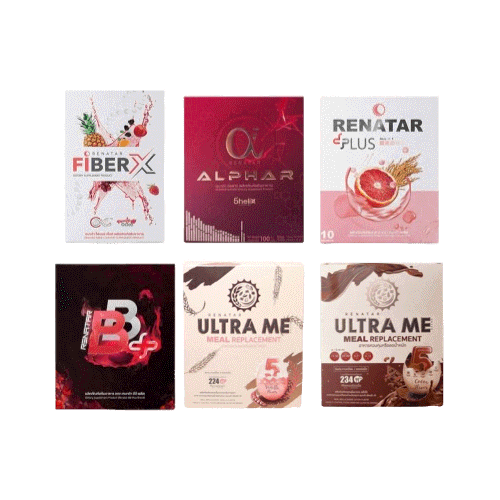 Renatar เรนาต้า 5 สูตร อาหารเสริม BB Plus Boost Burn / Fiber X/ Collagen Aura Plus/ Ultra Me/ Alphar