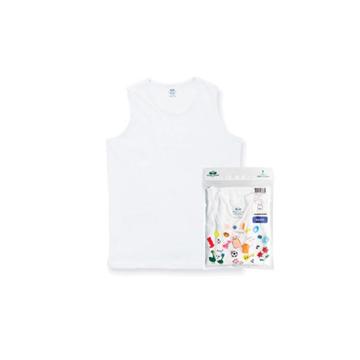 ห่านคู่ เสื้อแขนกุด เด็กชาย สีขาว Junior Collection