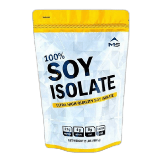MS SOY PROTEIN ISOLATE เวย์ ซอยโปรตีน ถั่วเหลือง เพิ่มกล้าม ลดไขมัน คุมน้ำหนัก คุมหิว แพ้WHEYทานได้